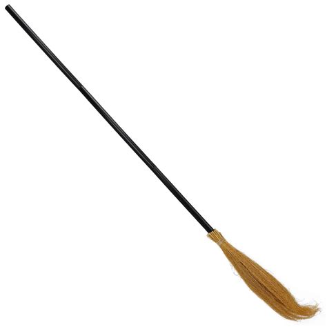 Witch Broomstick Costume Accessories - Realistic Wizard Flying Broom ...