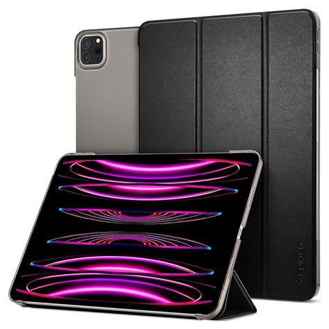 Spigen Smart Fold Ipad Pro 129 2021 2022 Black