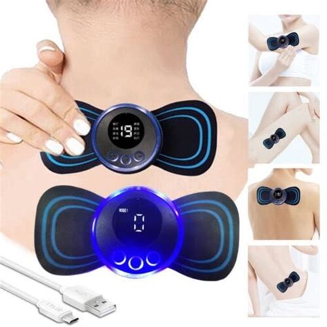 Mini Body Massager Pulse Neck Pain Relief Ems Butterfly Ny Store