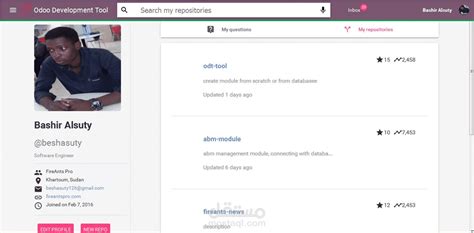 Developing Tool for Odoo Platform مستقل