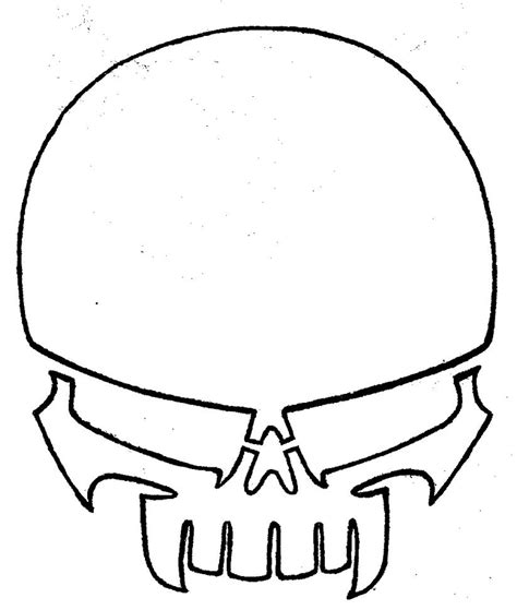 Stencil - Skull 1 by josh308 on DeviantArt