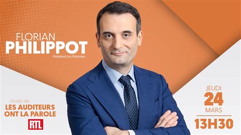 Florian Philippot on Twitter Je serai à 13h30 en direct sur RTL https