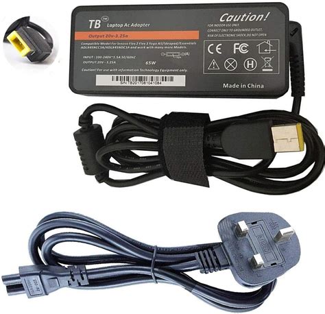 Lenovo Thinkpad Carbon X1 L440 L450 Laptop Charger Adapter Uk Power Cord Ebay