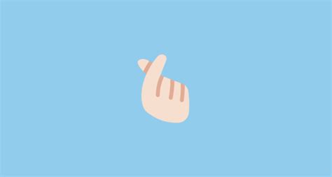 Hand With Index Finger And Thumb Crossed Light Skin Tone Emoji On