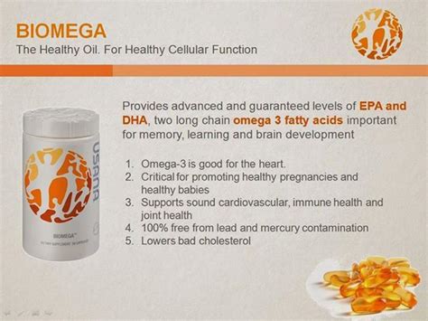 Biomega Usana Health Sciences Cellular Nutrition Fish Oils Supplements