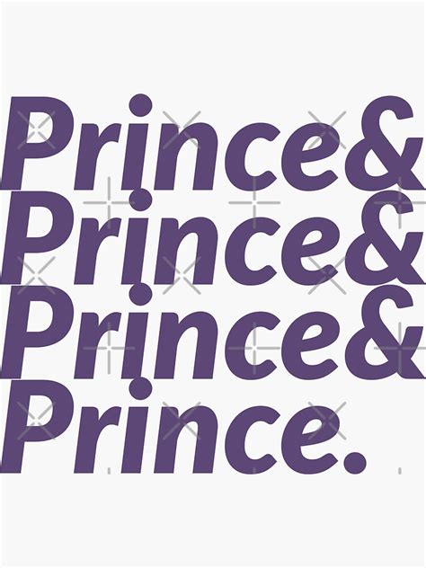 Prince And Prince And Prince And Prince Purple Sticker By Jiaho2020