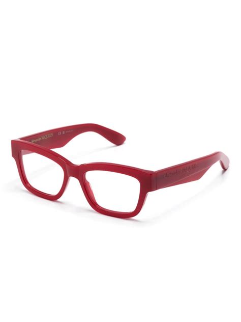 Alexander McQueen Eyewear Lentes Con Logo Grabado Farfetch