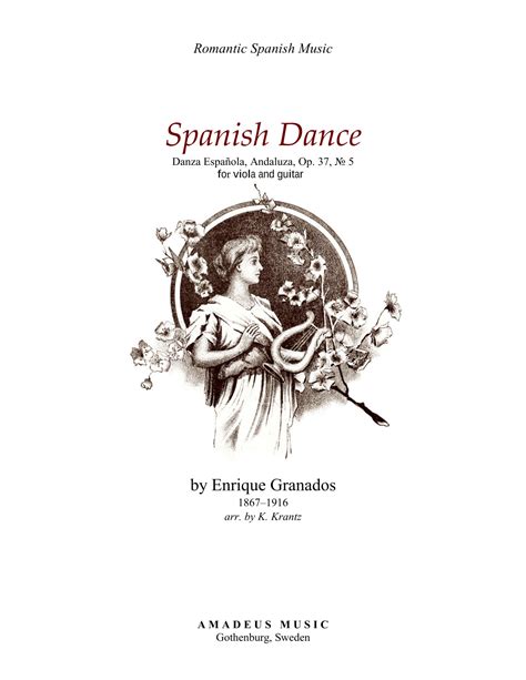 Spanish Dance No Andaluza Op For Viola And Guitar Arr K