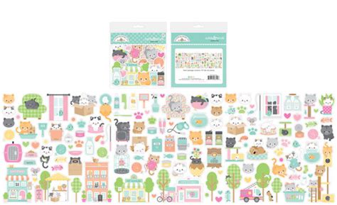 Doodlebug Design Pretty Kitty Odds And Ends 7619 Paperpads Nl