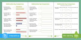 Split Strategy Addition And Subtraction Worksheets Twinkl