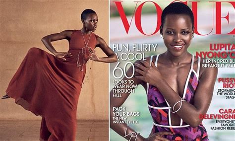 Lupita Nyong O Opens Up About Rise To Fame On Her First Vogue Cover Daily Mail Online