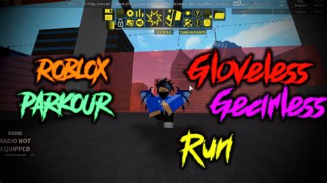 Roblox Parkour Gearless Gloveless Run Youtube