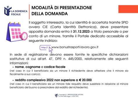 La Domenica Fiscale BONUS TRASPORTI 2023 Studio Necchio