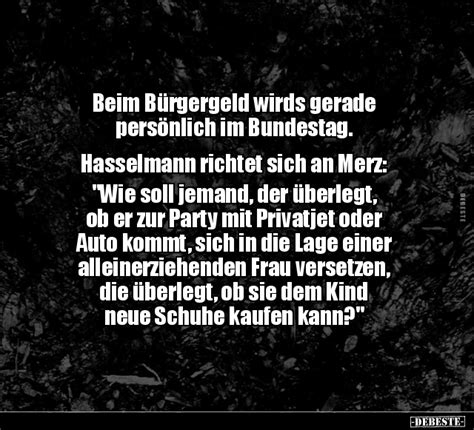 Beim Bürgergeld Wirds Gerade Persönlich Im Bundestag Hasselmann