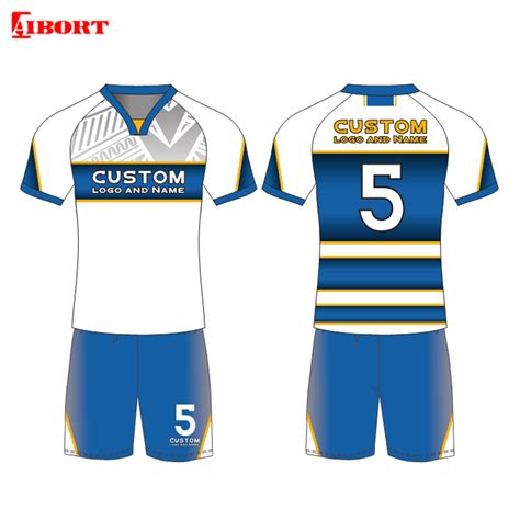 Aibort Sublimated Custom Shirt Uniform Football Club Men Soccer Jersey