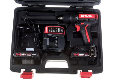 Бесщеточный аккумуляторный шуруповерт KEYANG DD18BL-W (Set) - выгодная ...