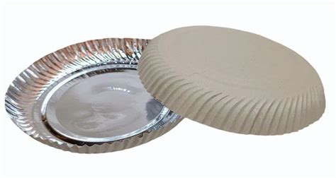 Inch Number Disposable Silver Foil Paper Plate At Rs Pack In Kanpur