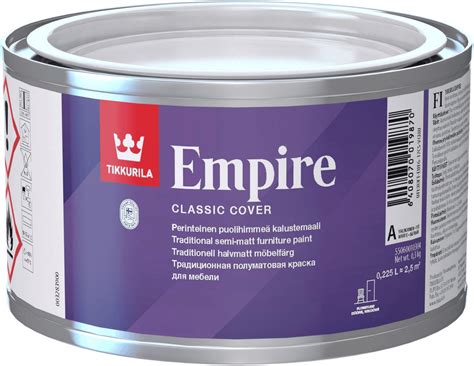 Tikkurila Empire Kalustemaali L A Valkoinen S Vytett Viss