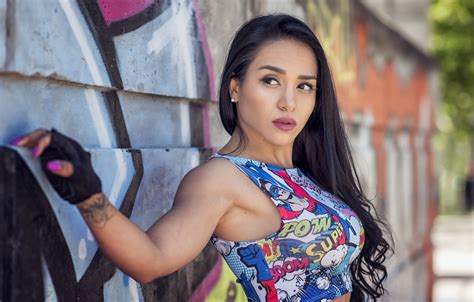 Wallpaper sexy brunette beauty Natalia for mobile and desktop section девушки resolution