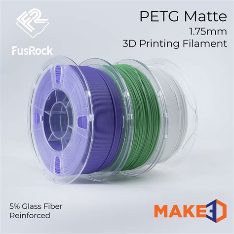 Free Gift Fusrock PETG Matte 1 75mm 3D Printing Filament