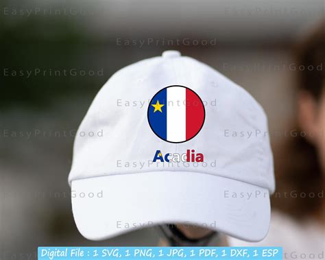 Acadia Flag Bundle Svg Acadian National Flag Love Waving Etsy Canada