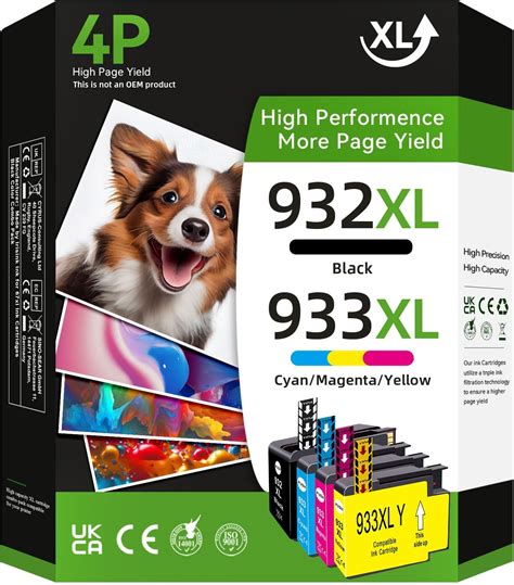 Hp 932xl Black High Yield Ink Cartridge Works With Hp Officejet 6100 6600 6700