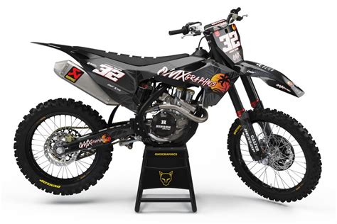 Mx Graphics For Husqvarna Tropical Vibes Grey Omxgraphics