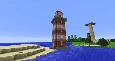 Leuchtturm Aus Lehm Mit Tageslichtsensor In Minecraft Bauen