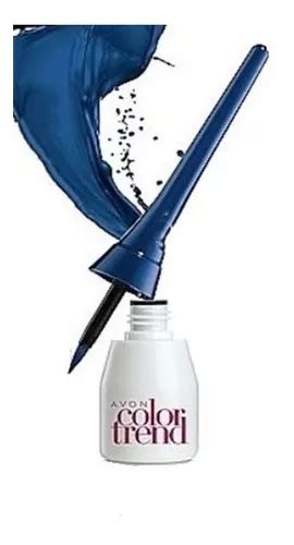 Delineador Liquido Color Trend Marron Azul Mate Azul Metalico Negro