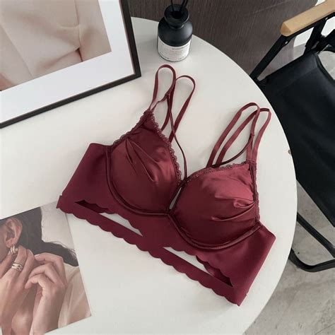 HHH 2307 Nude Feel Queen Satin Breast Shaping Sexy Beauty Back Adjustable Underwear Small Chest