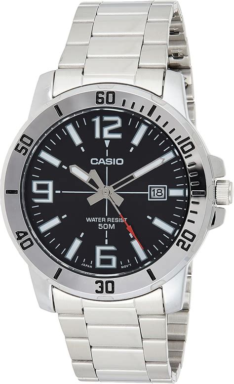 Casio Mtp Vd D Bv Reloj Deportivo Anal Gico Casual Para Hombre Acero Inoxidable Esfera