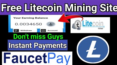 Free Litecoin Mining Website Mine Ltc Sat Best Litecoin