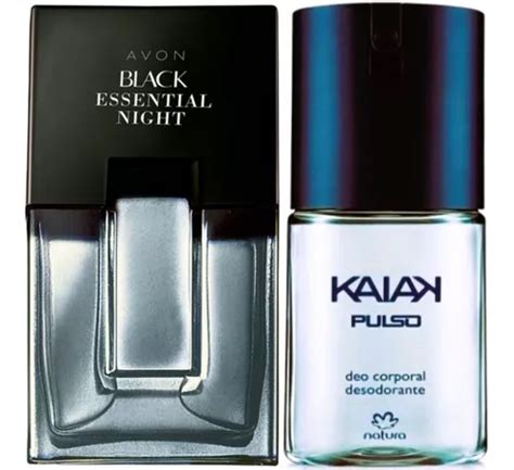 Natura Kaiak Pulso Deo Corporal Ml Avon Black Essential Night