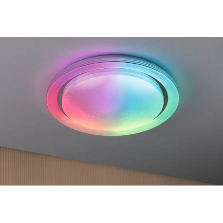 Wallceiling Rainbow Dynamic Rgb Tunw Led W Mm Blanc Chr V Syn