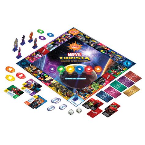 Juego De Mesa Novelty Turista Marvel Lumen Mx