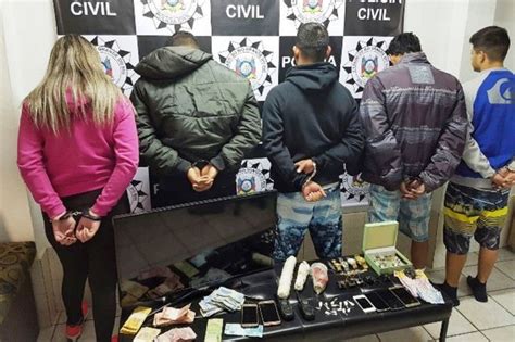 Polícia Civil Prende Cinco Pessoas Por Tráfico De Drogas E Homicídio E