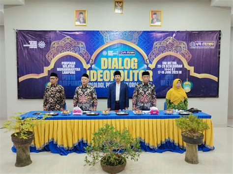 PWM Lampung Adakan Dialog IDEOPOLITOR Di UM Metro Pimpinan Daerah