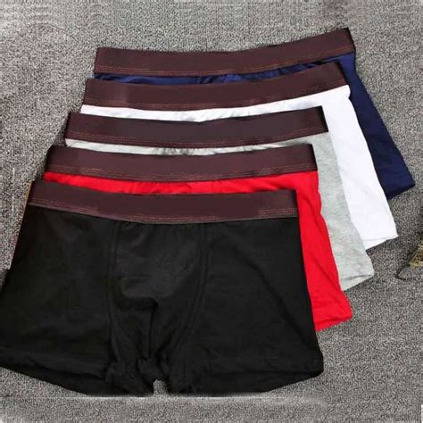 Designer Mens Boxer Briefs Sous V Tements En Coton De Packs Doux Et