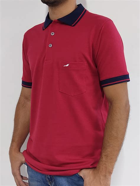 Camisetas Tipo Polo Para Hombre Jalape O Ref Roja