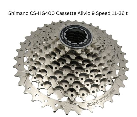 Shimano Cs Hg400 Cassette Alivio 9 Speed 11 3634 Bike Cycling Silver H Ebay