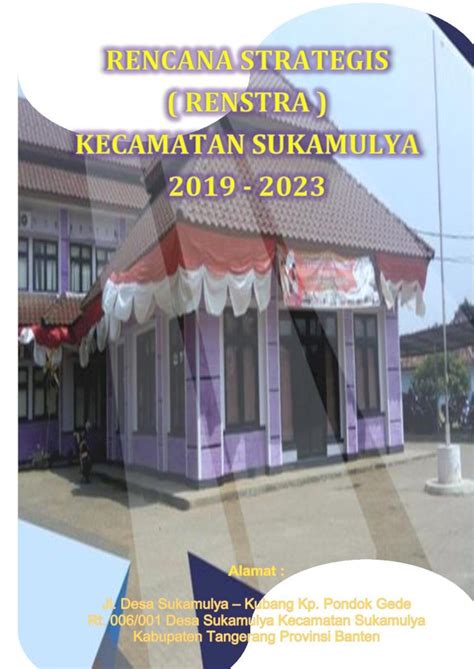 Pdf Kata Pengantar · 2020 4 13 · Kata Pengantar Rencana Strategis Renstra Kecamatan