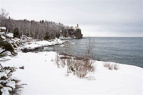 60+ Split Rock Lighthouse Winter Stock Photos, Pictures & Royalty-Free ...