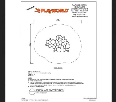 3d view of Playground plan view detail dwg file - Cadbull