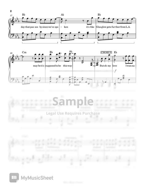 Lewis Capaldi Wish You The Best Piano Sheet Music Partition