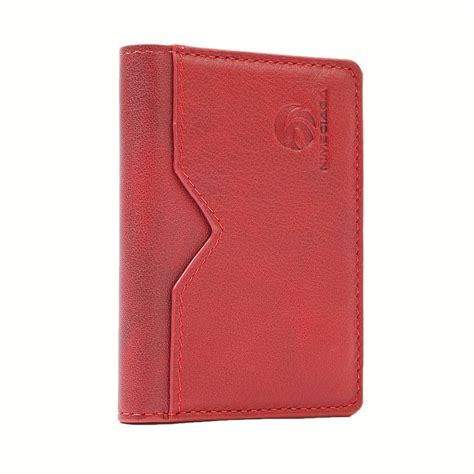 NIMECIAGA Genuine Leather Trifold Wallet for Men - RFlD Blocking Pocket