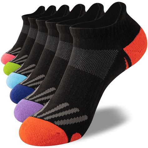 Cooplus Womens Ankle Low Cut Socks Athletic Running Cushioned Socks For Women 6 Pairs Shop