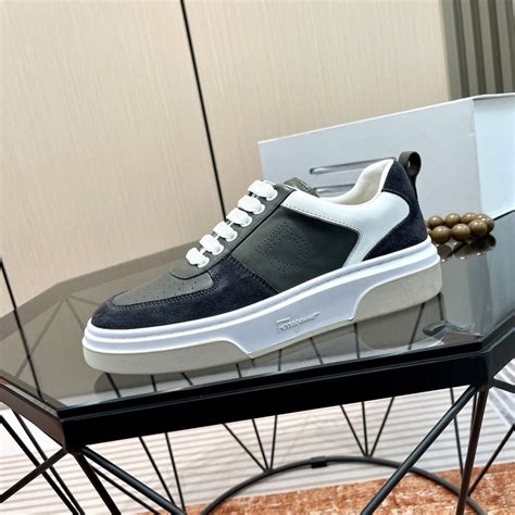 Ferragamo Brand Man Sneakers Casual Luxury Sport Shoes In 2024 Ascot Shoes Sneakers Men Polo