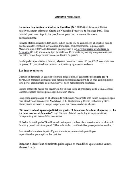 C Mo Denunciar A Un Profesor Por Maltrato Psicol Gico Gu A Pr Ctica