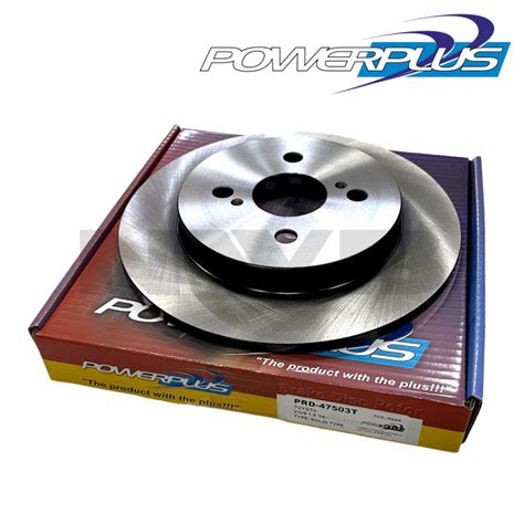 Powerplus Brake Disc Rotor Rear For Toyota Vios Pc