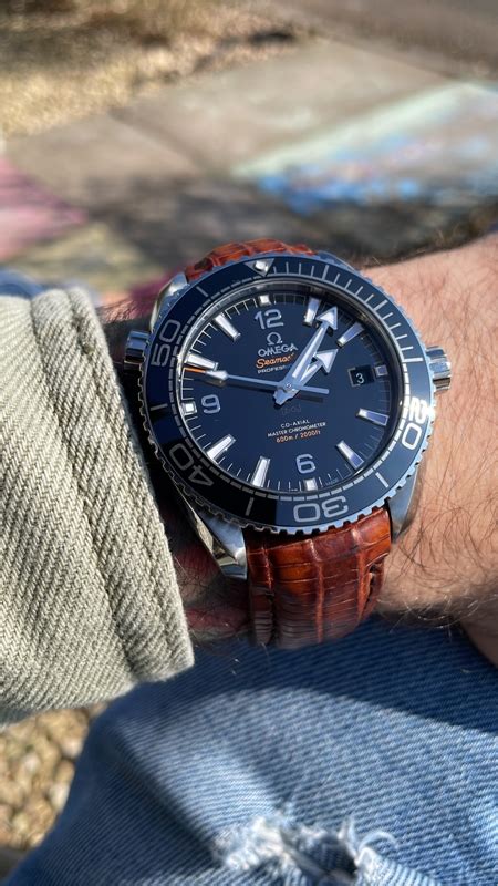 Omega Seamaster Planet Ocean Leather Strap Online Bellvalefarms